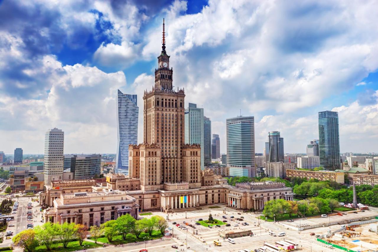 Cozy Warsaw City Center Studio Lejlighed Eksteriør billede